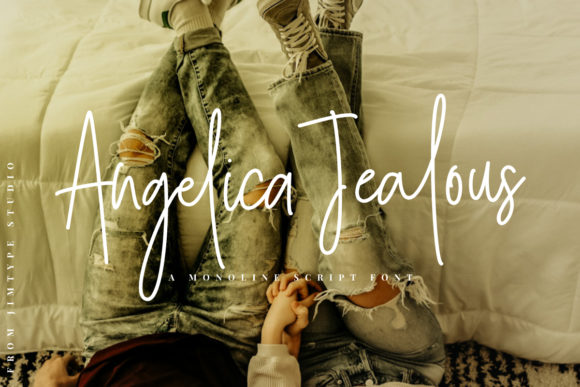 Angelica Jealous: A Stylish Script Font for Elegant Editorial Design
