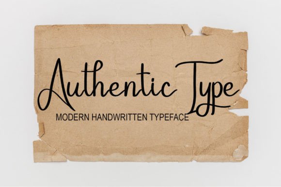 Authentic Type: A Handwritten Font for Modern Web Design Projects