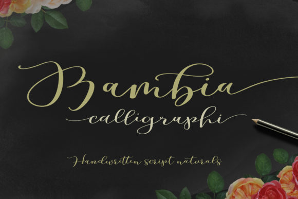 Bambia Calligraphi: A Handwritten Font for Scroll-Stopping Marketing Design