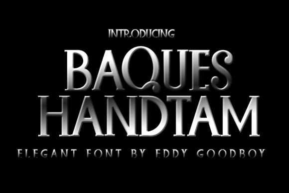 Baques Handtam: Elegant Serif Font for Business Branding