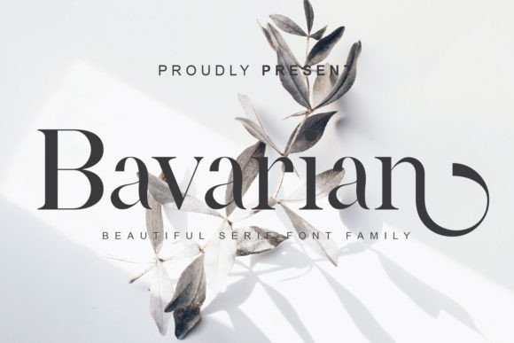 Bavarian: A Serif Font for Elegant Branding and Campaign Typography