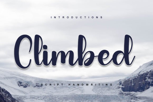 Climbed: A Script Handwritten Font for Elegant Editorial Design