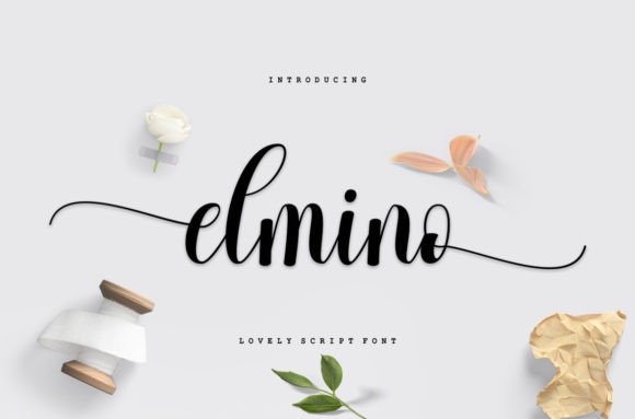 Elmino: A Charming Script Font for Elegant Branding Projects