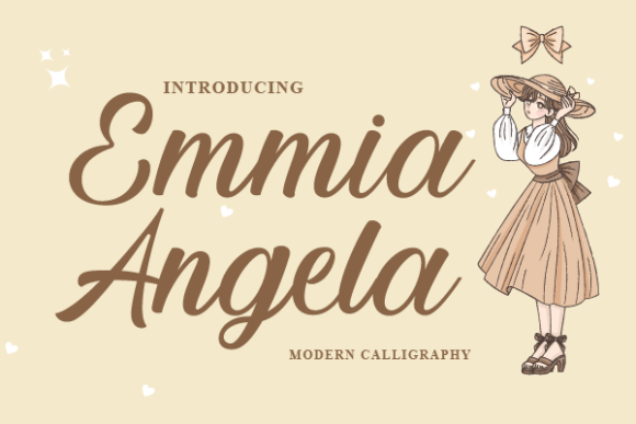 Emmia Angela: A Script Handwritten Font That Elevates Small Business Branding