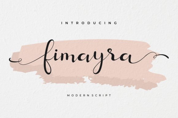 Fimayra: A Script Handwritten Font That Brings Elegance to Branding