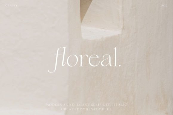 Floreal: Elegant Serif Font for Modern Design Projects