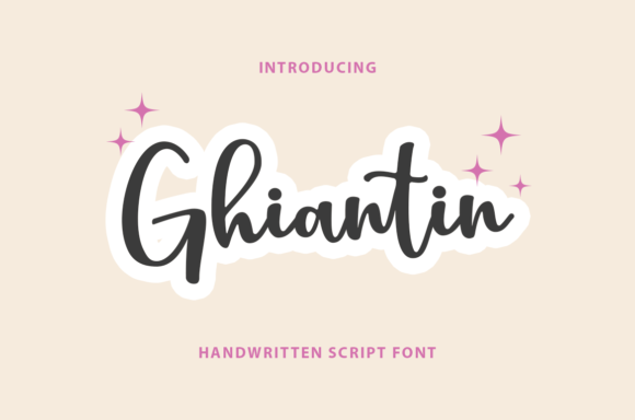Ghiantin: A Sophisticated Script Font for Elegant Web Design