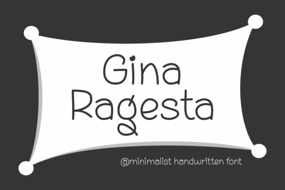 Gina Ragesta: A Minimalist Handwritten Font for Modern Brand Campaigns