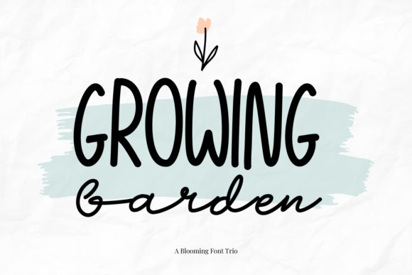 Growing Garden: Elegant Script Handwritten Font for Digital Campaigns