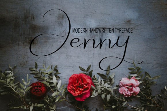 Jenny: A Handwritten Script Font for Web Design and Digital Branding