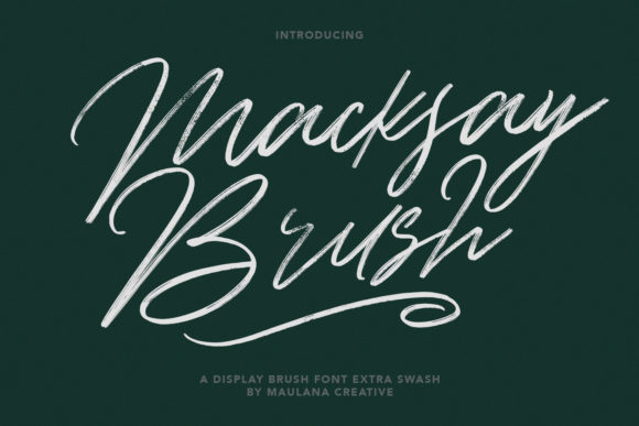 Macksay: A Romantic Script Handwritten Font for Creative Projects