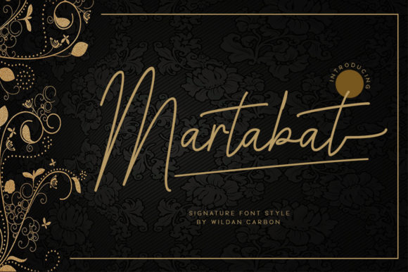 Martabat: A Stylish Handwritten Font for Modern Brand Campaigns