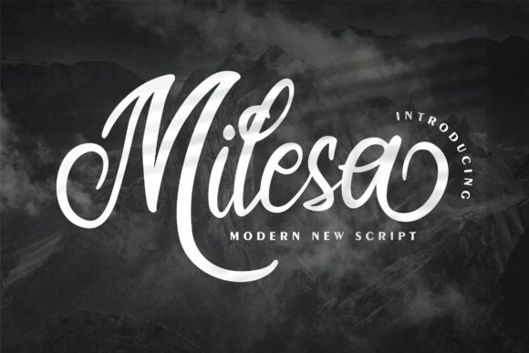 Milesa: A Distinct Handwritten Font for Timeless Brand Campaigns