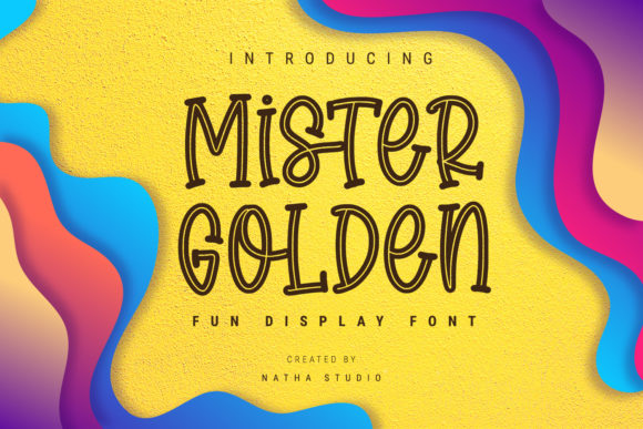 Mister Golden: A Playful Serif Font for Professional Branding