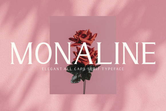 Monaline: A Modern Serif Font for Elegant Craft and Brand Designs