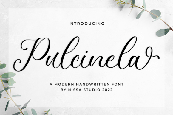 Pulcinela: An Elegant Handwritten Font for Editorial Design and Digital Publishing