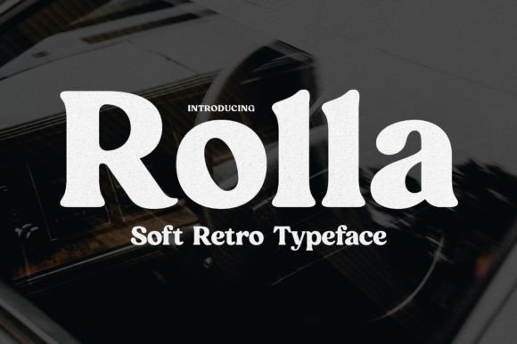 Rolla: A Bold Vintage Serif Font for Timeless Editorial Design