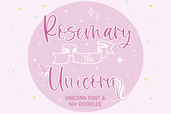 Rosemary the Unicorn: A Distinct Handwritten Font for Elegant Branding