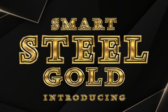 Smart Steel Gold: A Bold Choice for Modern Brand Typography