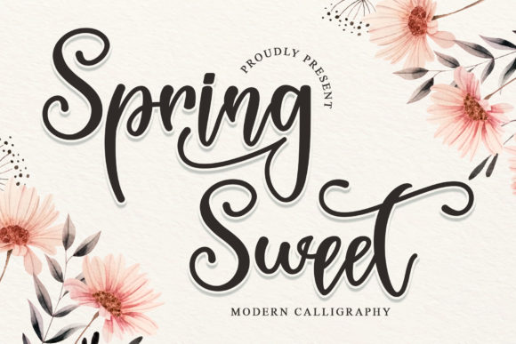 Spring Sweet: A Delightful Script Handwritten Font for Spring Projects