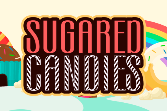Sugared Candies: A Sweet Decorative Font for Brand Campaigns and Social Media Graphics