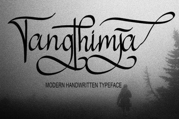 Tangthimja: A Simple Handwritten Font for Crafters and Product Designers