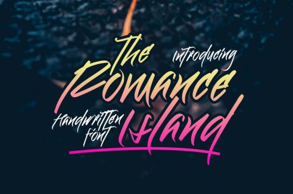 The Romance Island: A Script Handwritten Font for Elegant Branding